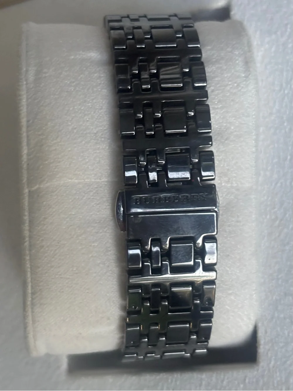 Burberry Check Ceramic Dial Bracelet Quartz Watch BU1871